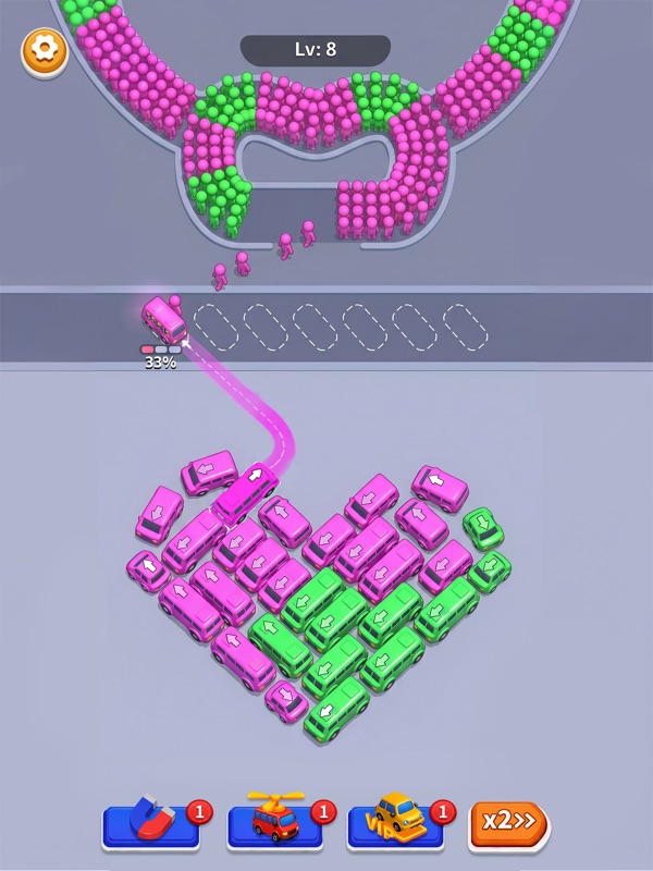Color Puzzle Jam - Bus Fever screenshot 8