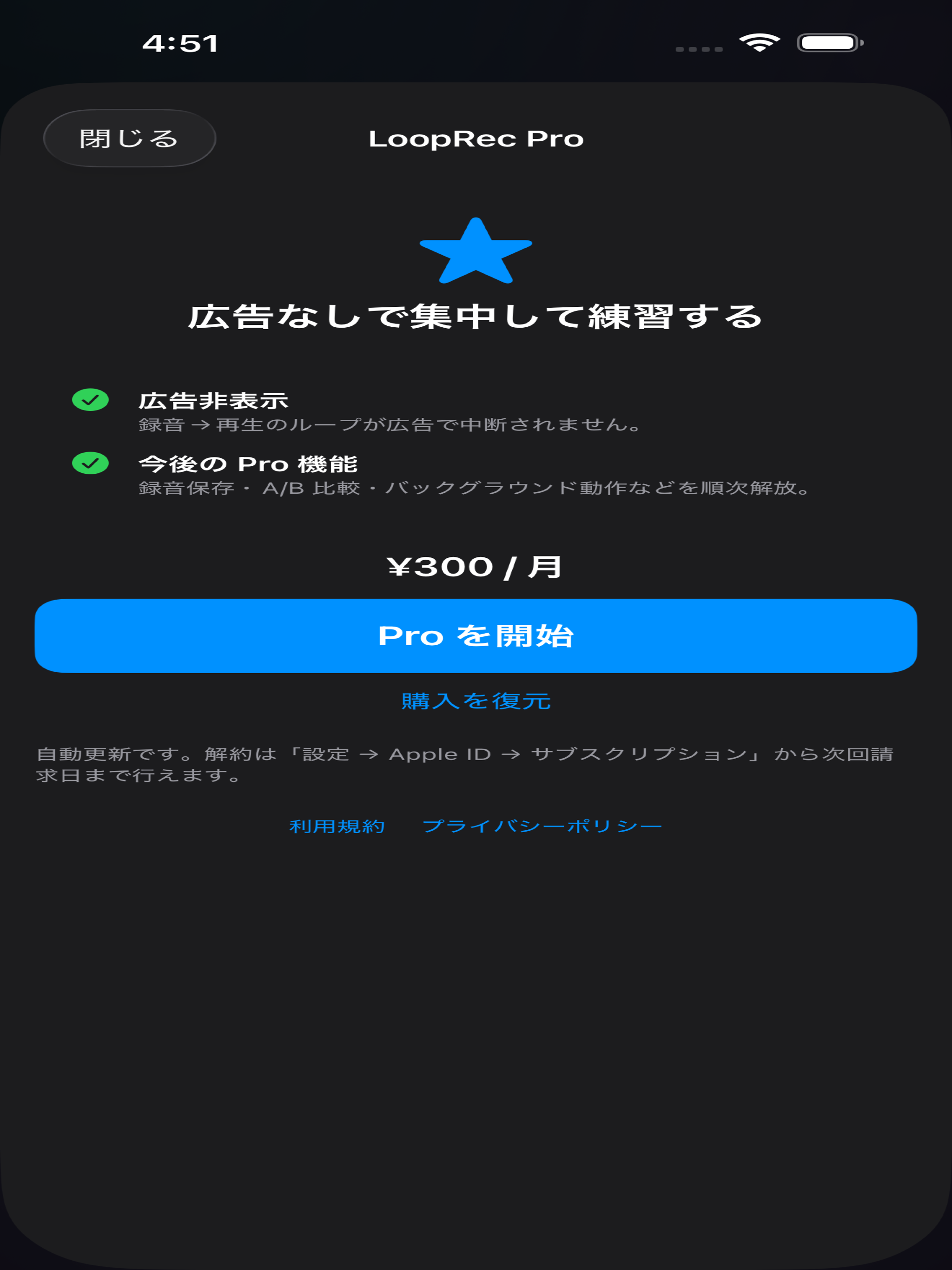 LoopRec — 楽器練習 録音メトロノーム screenshot 8