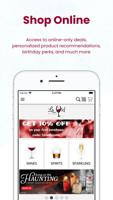 La Vid Wine and Spirits Screenshot