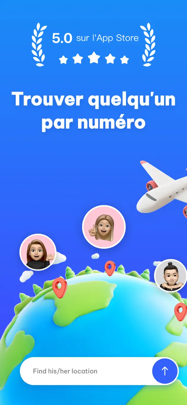 Screenshot #1 pour Localiser Famille: GPS
