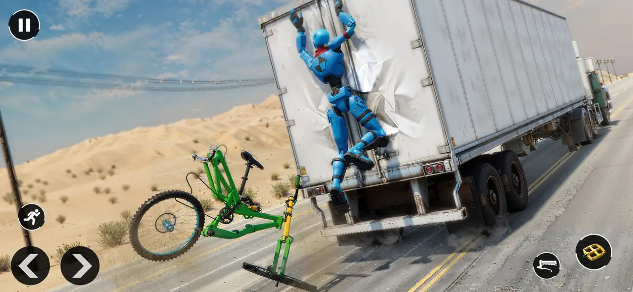 Screenshot #3 pour Ragdoll Break:BMX Vélo Crash
