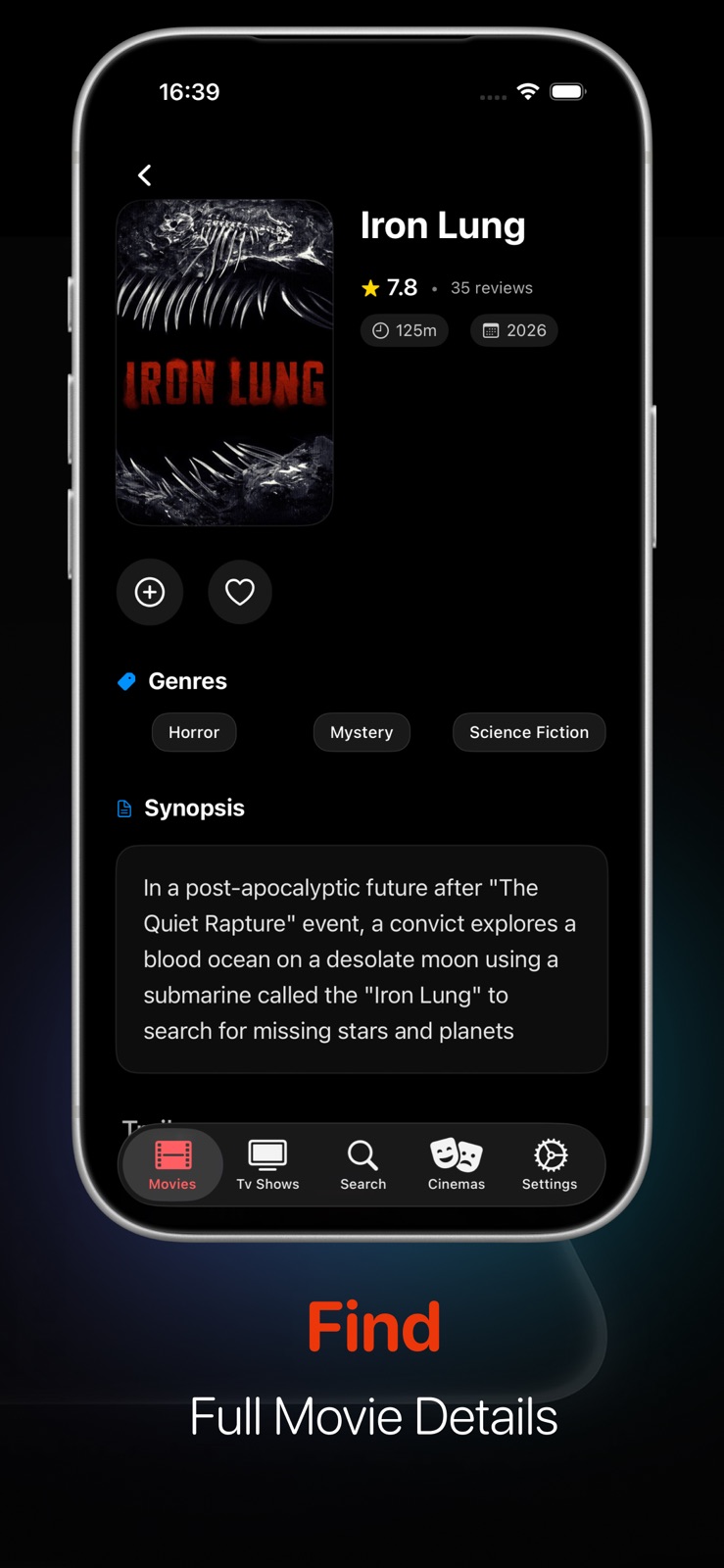 Seeker : Movies & TV Shows iphone screenshot 4