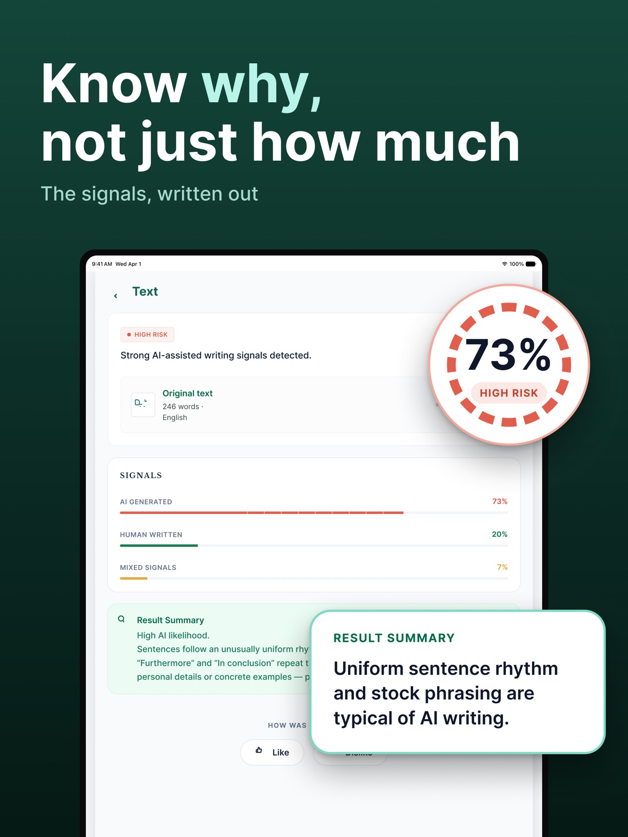 Screenshot 8 of AI Catcher: AI Text Detector