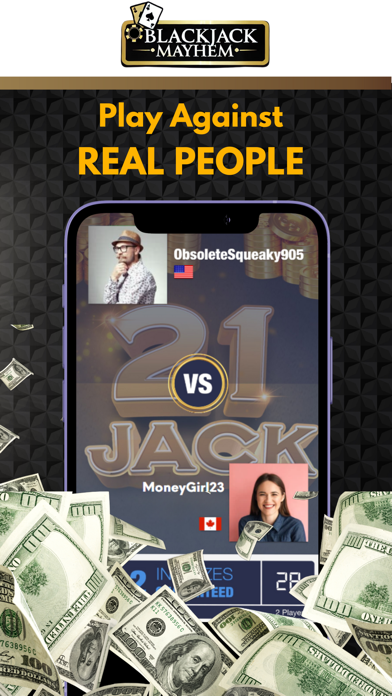 Blackjack 21: Win Real Money! Screenshot