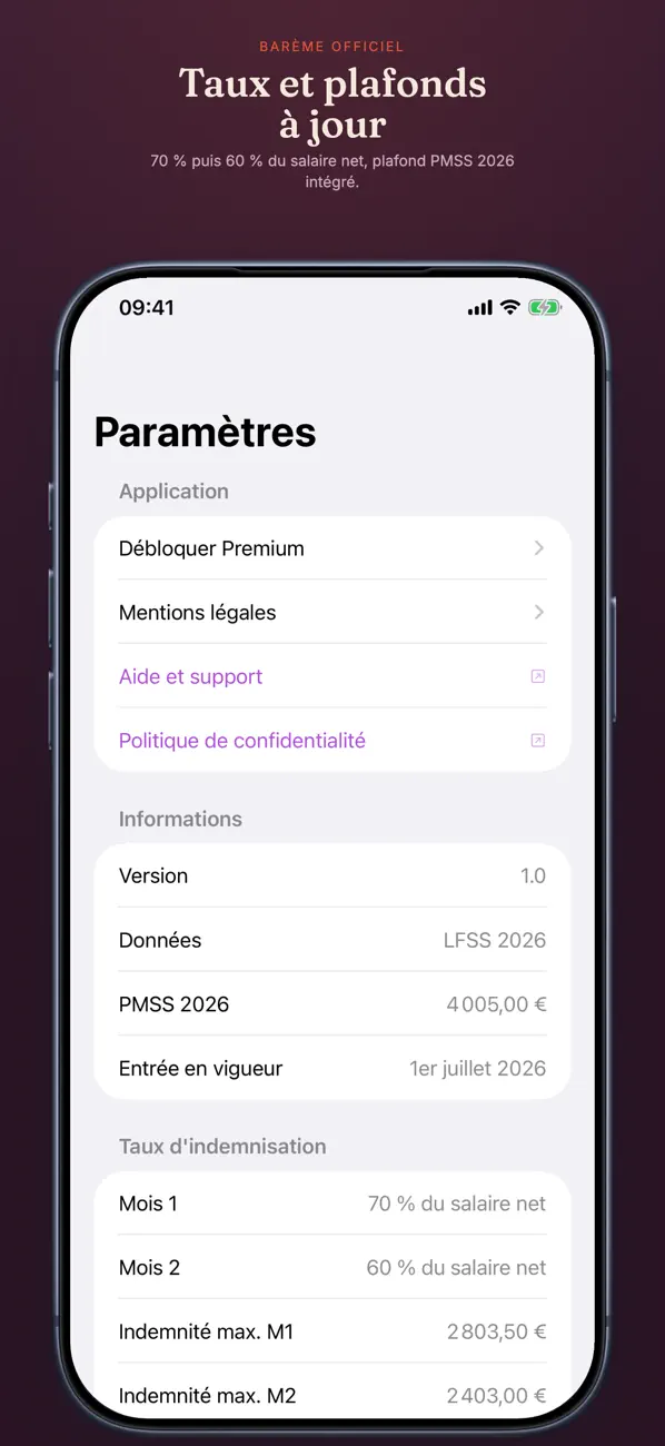 Screenshot #3 pour Congé Naissance 2026