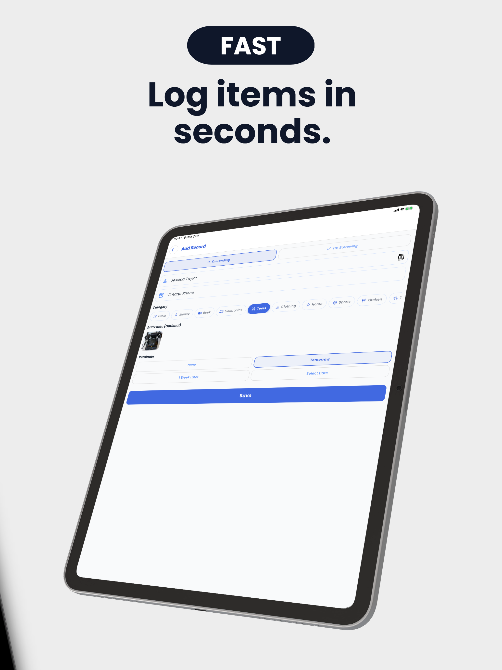 Whos: Borrow Tracker
