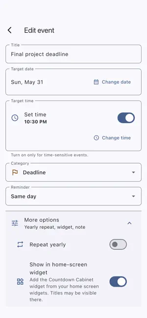 Countdown Cabinet screenshot 3