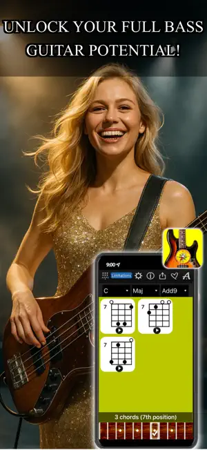 Bass Chords Compass Lite screenshot 1