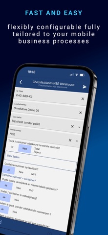 Mobile Forms OmniMove iPhone screenshot