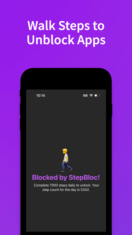 #3. StepBloc: Screen Time Blocker (iOS) بواسطة: Hamsters Technology