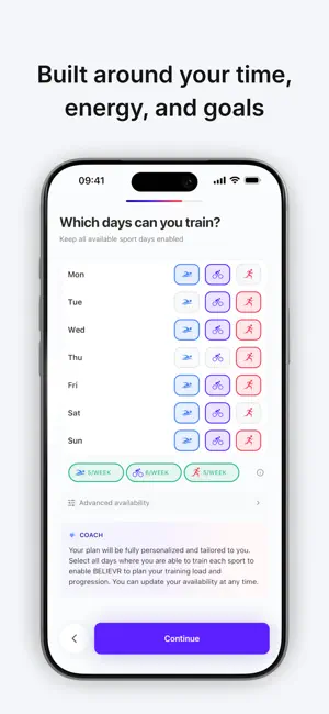BELIEVR: Running & Triathlon screenshot 2