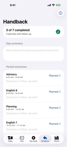 DayHandoff: Sub Plans screenshot 7
