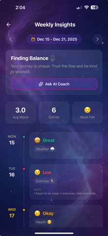 Universe Affirmation: Healing Screenshot 3 of 9