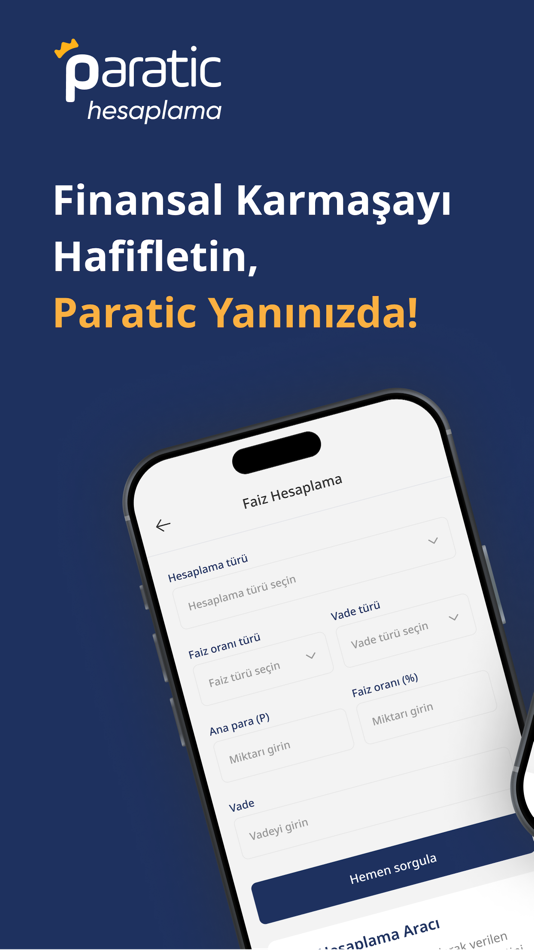 Paratic Hesaplama: Kredi, Faiz - 1.0.0 - (iOS)