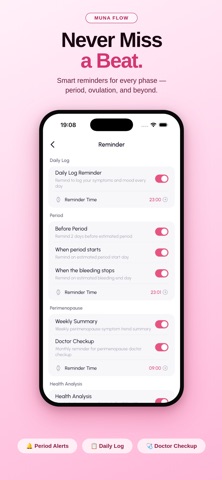 Muna Flow: Period Tracker Screenshot 2 of 6
