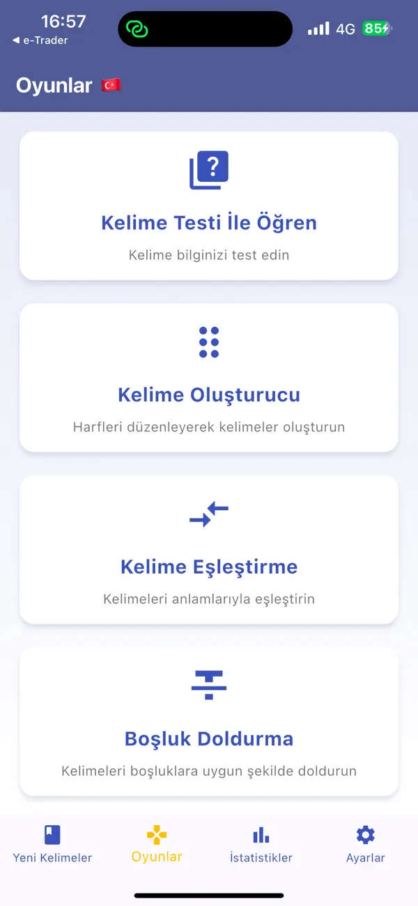 Screenshot #2 pour Günlük İngilizce Kelime Öğren