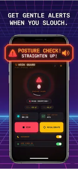 Screenshot von PosturePix: Neck & Slouch auf dem iPhone 4