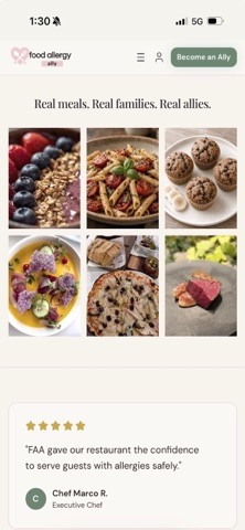 Food Allergy Ally screenshot