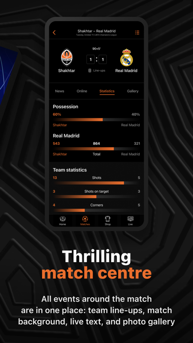 FC Shakhtar iPhone screenshot 2 - Sports app
