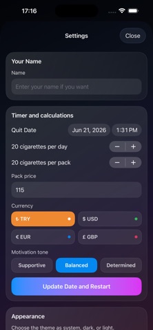 CigZero iPhone screenshot