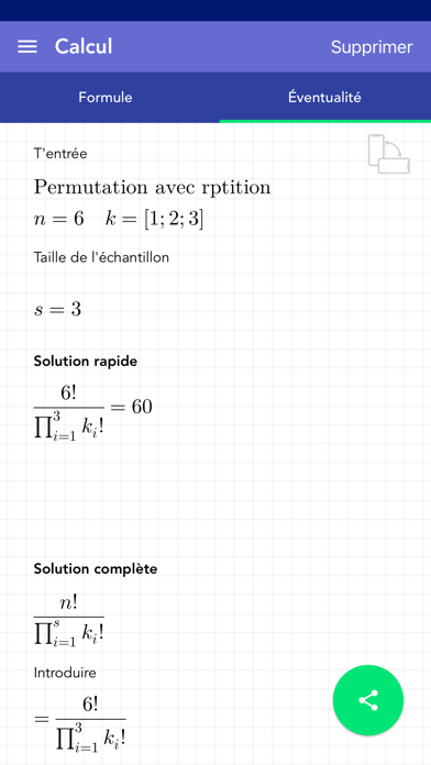 Screenshot #2 pour Combinatoire PRO