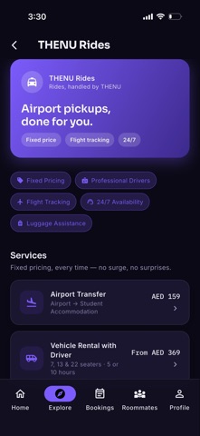 THENU: Dubai Student Life iPhone screenshot