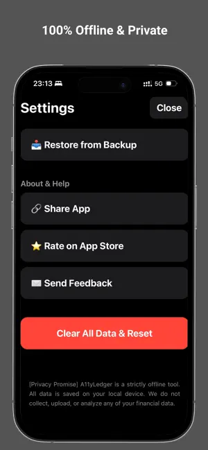 Accessibility Ledger screenshot 4