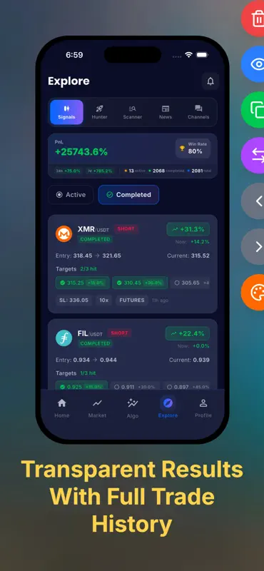 Sindex AI: Crypto Signal Alert screenshot 9 of 10