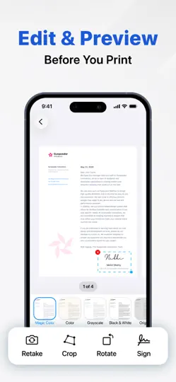 Capture d'écran de Printer App: AI Scanner & PDF sur iPhone 3