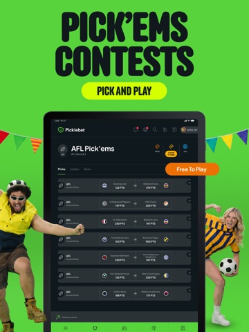 Picklebet: Sports Betting App iPad screenshot 9