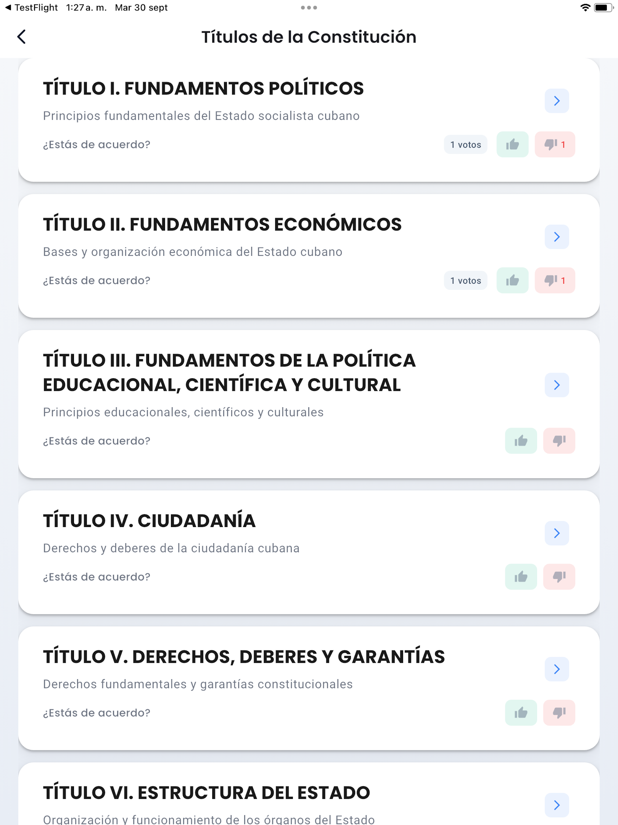Constitución República de Cuba