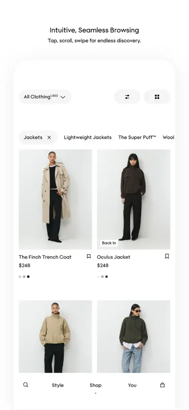 Aritzia screenshot 8 of 9