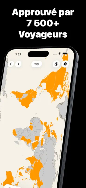 Worldly - Carte des voyages screenshot 2 of 8