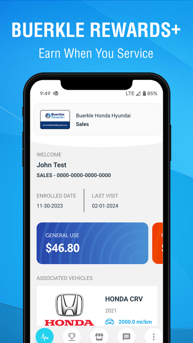 Buerkle Rewards Screenshot
