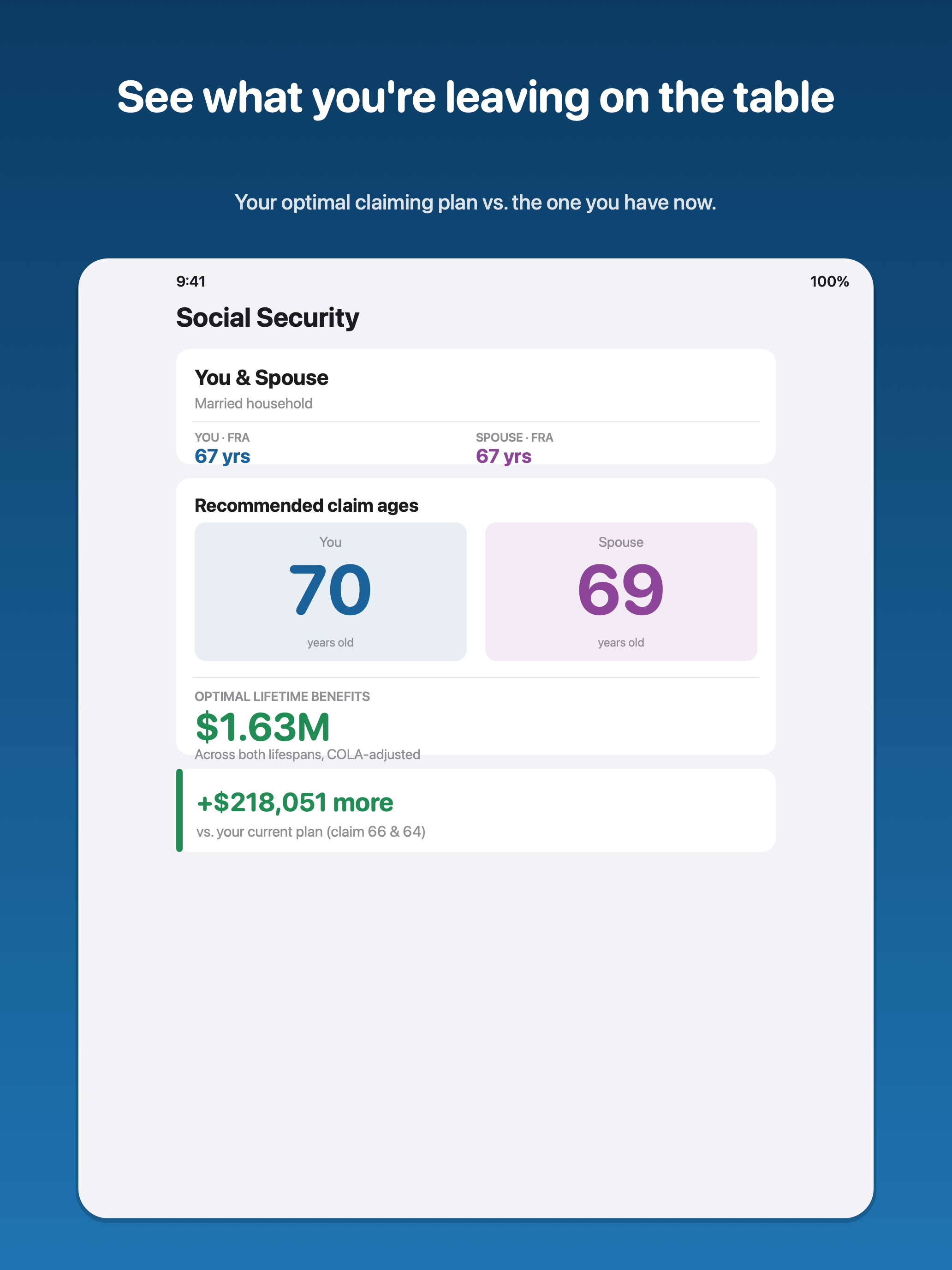 Social Security Estimate screenshot 7