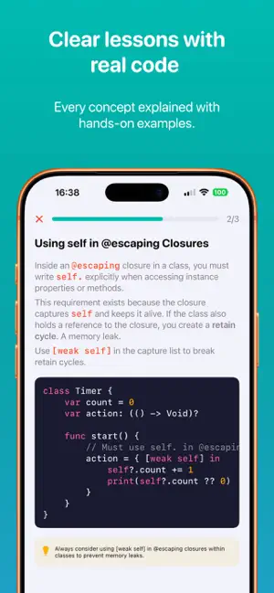 Swifto - Learn Swift screenshot 2