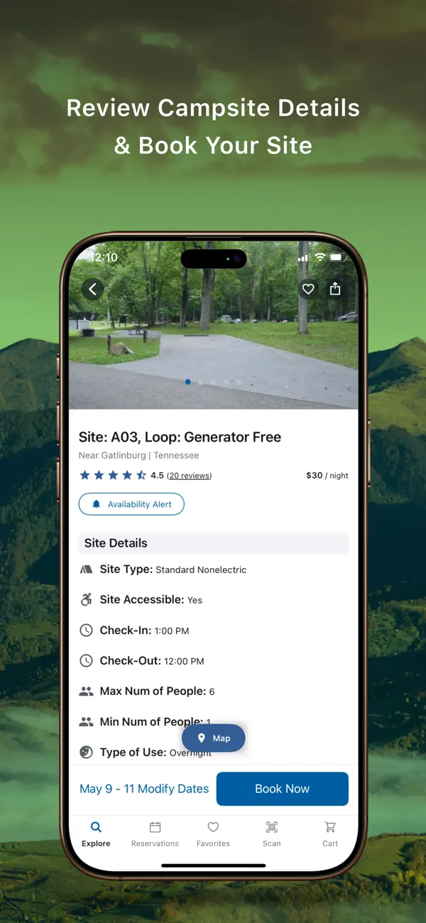 Recreation.gov screenshot 5
