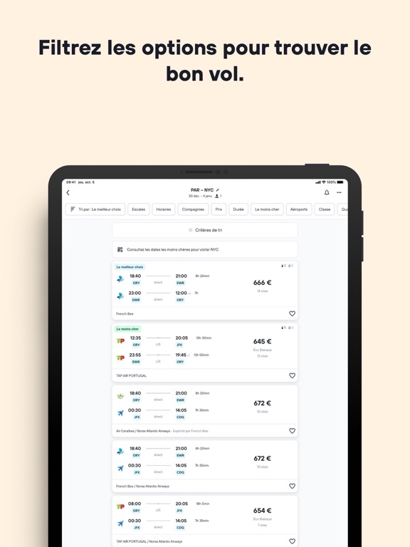Screenshot #6 pour KAYAK : Vols, Hôtels, Voitures