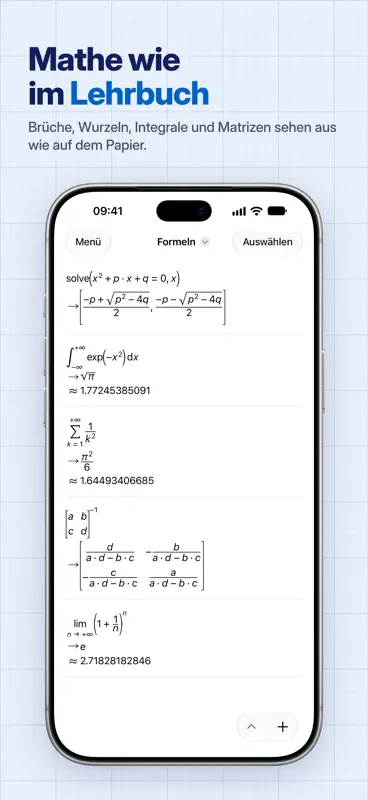 PocketCAS Mathematik-Rechner screenshot 7 of 10