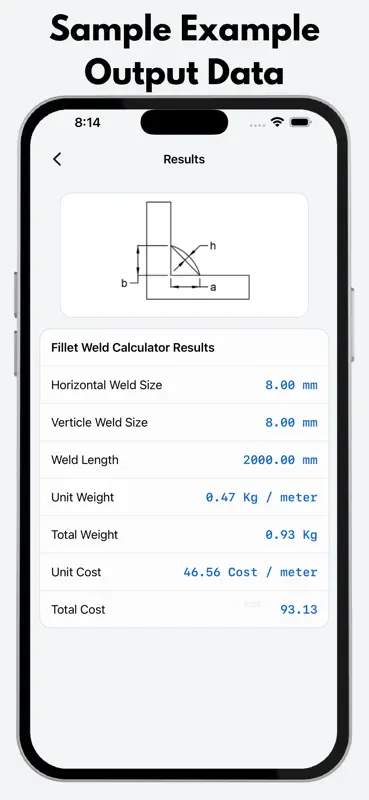 Welding Weight Calculator Pro screenshot 10 of 10