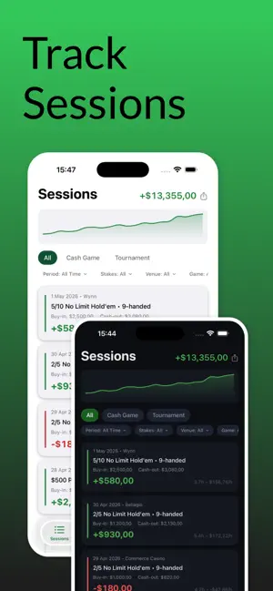Poker Tracker: Bankroll Log screenshot 1
