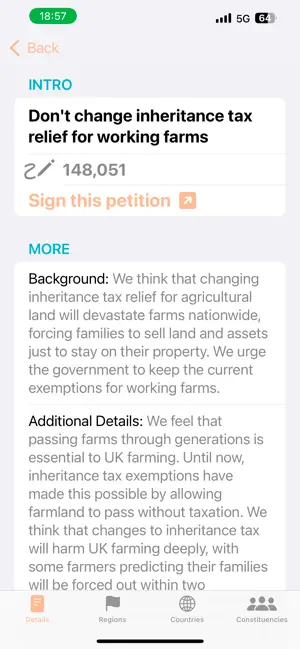 UK Petitions screenshot 4