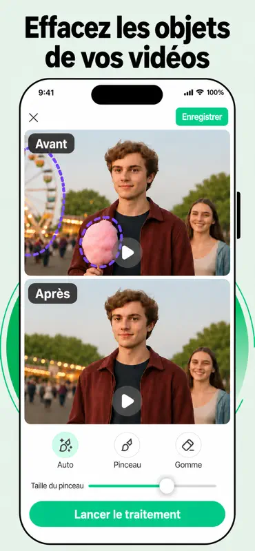 Effaceur de Vidéo: Objet IA screenshot 1 of 5