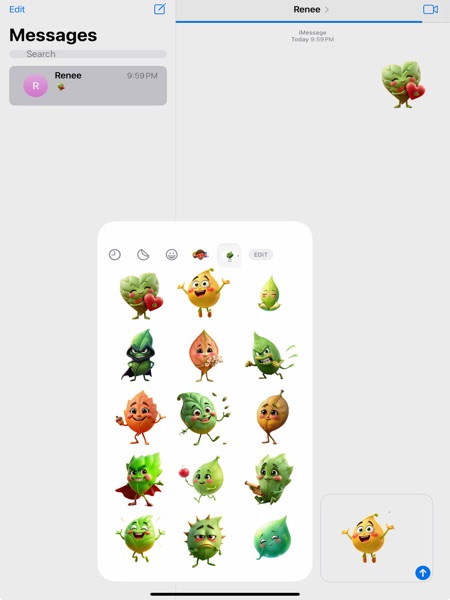 【图】沙沙树叶贴纸(截图2)