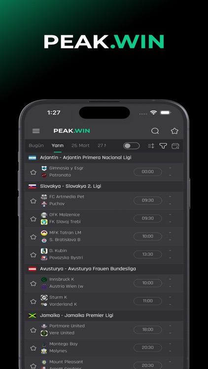 PeakWin Canlı Maçlar