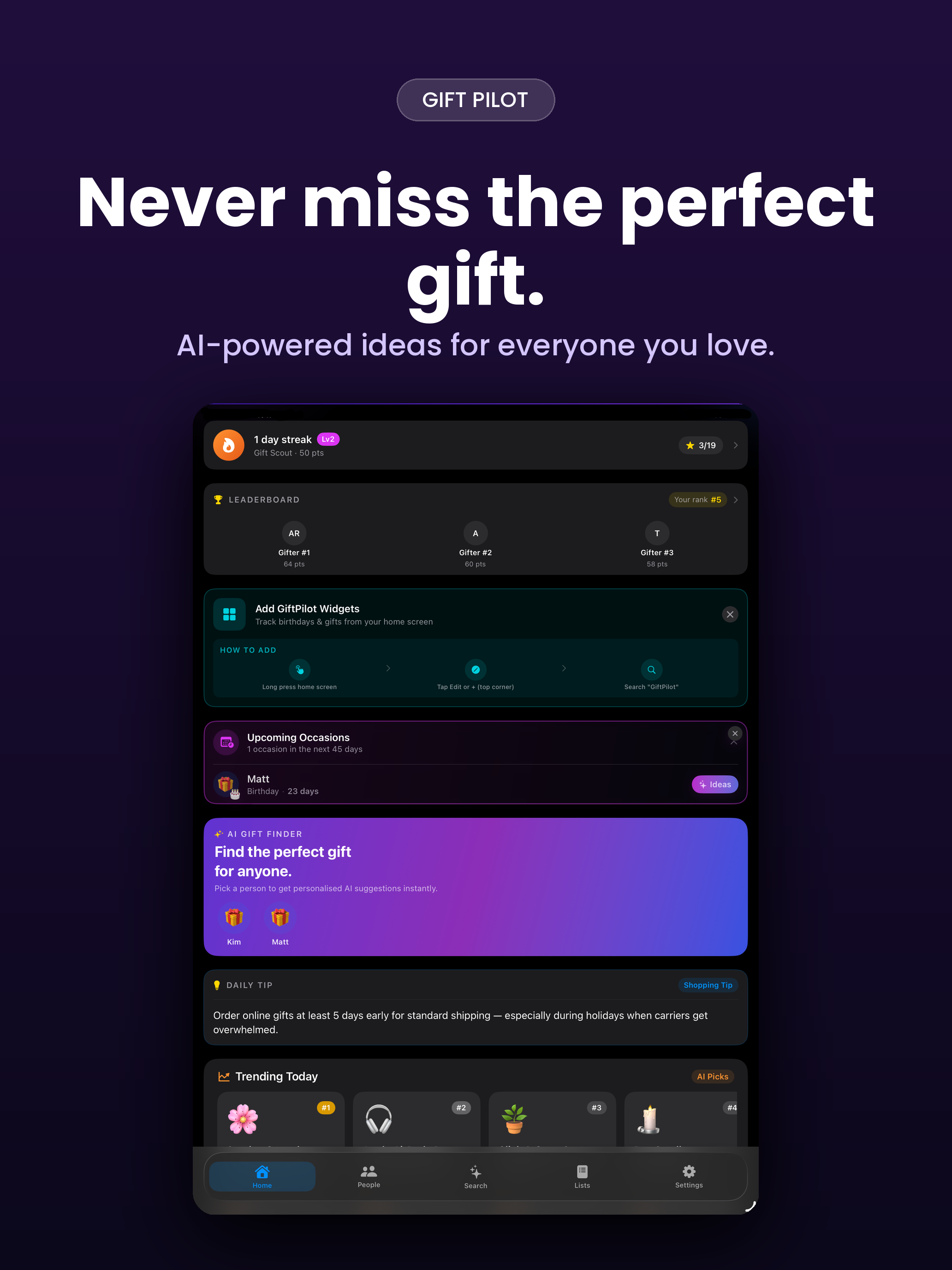 GiftPilot – AI Gift Finder