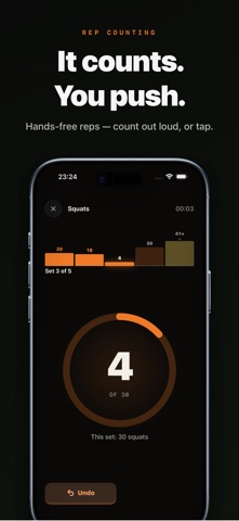 Squats 200 - Legs Workout iPhone screenshot