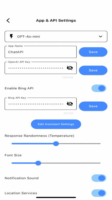 Chat API – AI Wrapper iPhone screenshot 5 - Developer Tools app