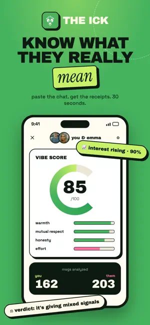 The Ick: Chat Wrapped, Analyze screenshot 1