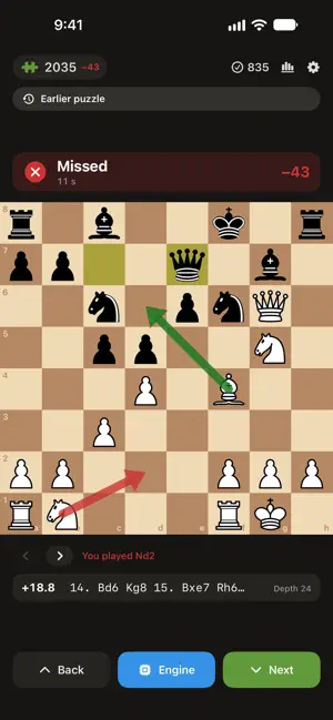 Chess Climb: Tactics Trainer screenshot 2